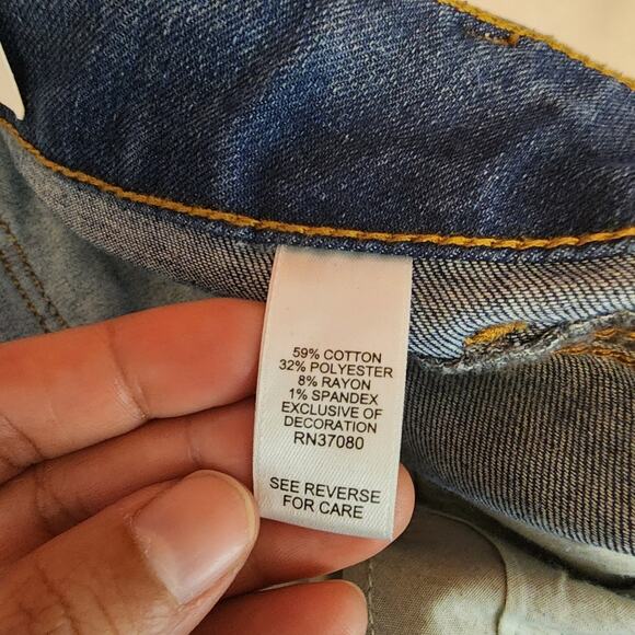 NWT Cato Mid-rise Skinny Rhinestone Embelished Jeans, Size 22WP - Picture 11 of 12